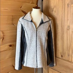 Kuhl Kozet full zip wool blend Sherpa jacket Large